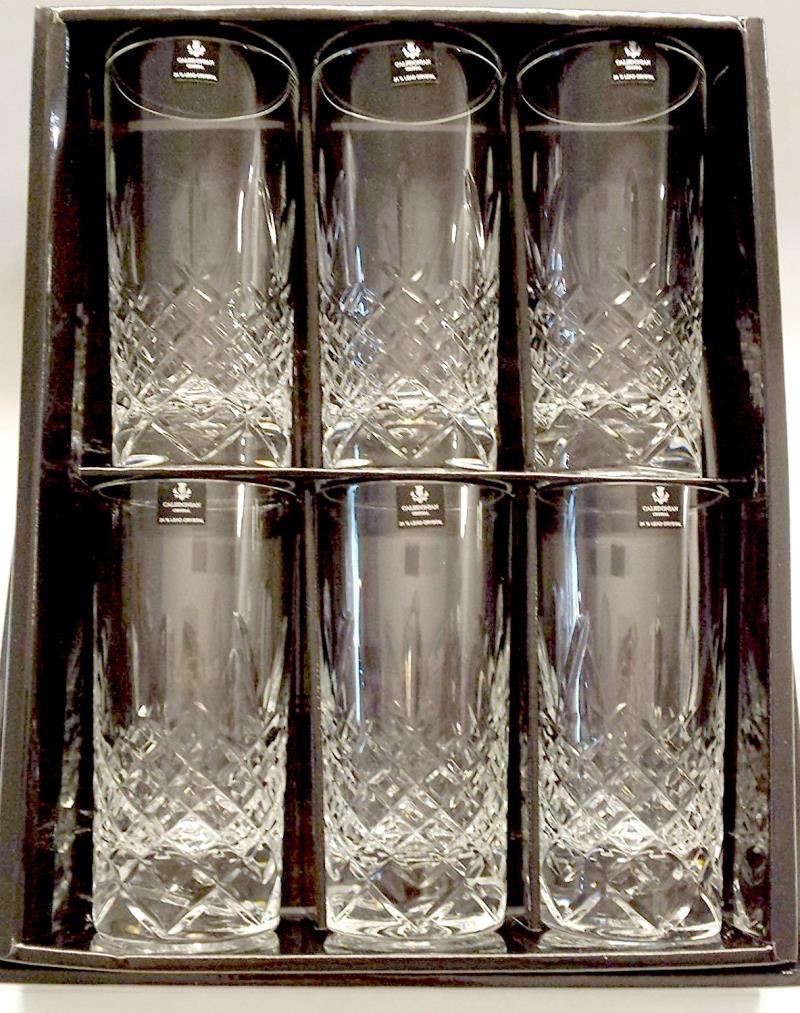London - 4 Crystal Brandy Glasses 132mm (Presentation Boxed