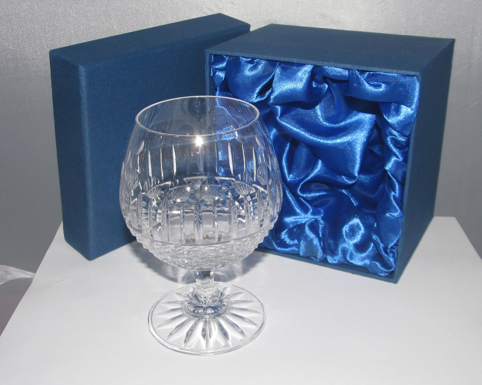 Presentation Boxed Single Crystal Brandy Glass